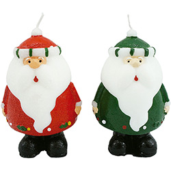 Velinhas Papai Noel Christmas Traditions 13 Cm 2 Peças - Vermelha/Verde é bom? Vale a pena?