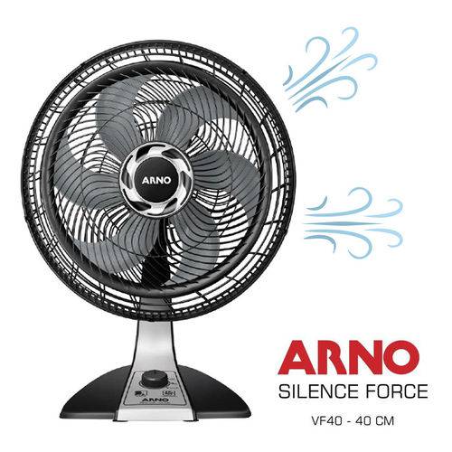 Ventilador de Mesa Arno Silence Force 3 Velocidades - 40cm 127v é bom? Vale a pena?