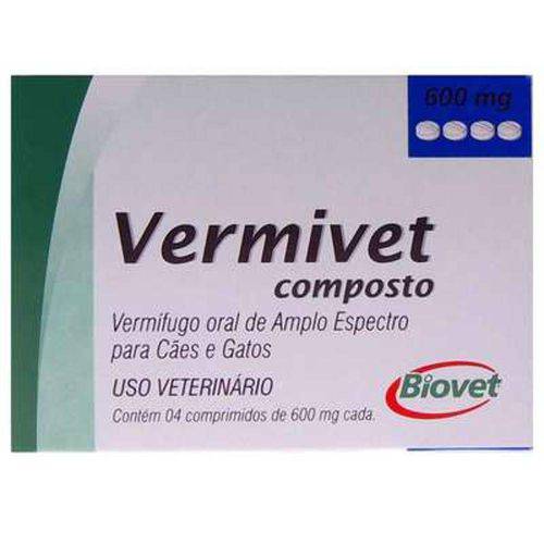 Vermífugo Biovet Vermivet Composto 600mg - 4 Comprimidos é bom? Vale a pena?