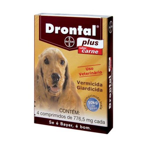 Vermífugo Drontal Plus Cães Sabor Carne Bayer 4 Comprimidos é bom? Vale a pena?