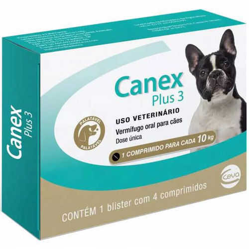 Vermífugo Giardia Canex Plus 3 Cães 10kg 04 Comprimidos é bom? Vale a pena?