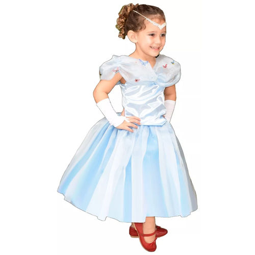 Vestido da Princesa Cinderela Infantil com Borboletas e Luva é bom? Vale a pena?