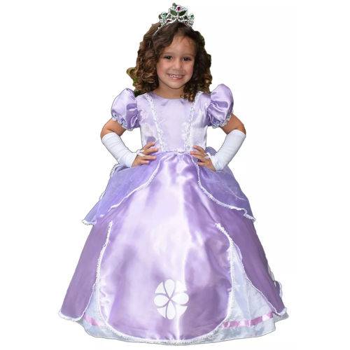 Vestido Festa Fantasia Luxo Princesa Sofia Infantil e Luva é bom? Vale a pena?