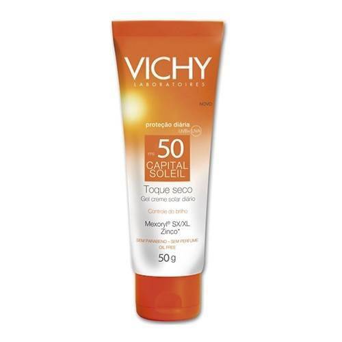Vichy Capital Soleil Fps50 Gel Protetor Toque Seco para Peles Oleosas 50g é bom? Vale a pena?
