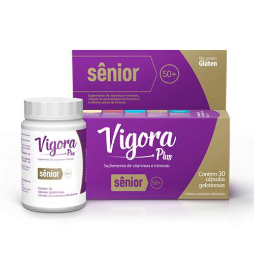 Vigora Plus Sênior 50+ Vitaminas e Minerais C/ /30 Cápsulas é bom? Vale a pena?