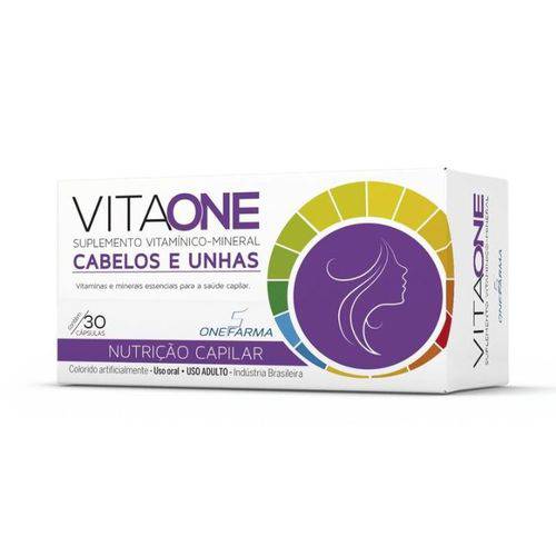 Vita One Suplemento Vitamínico Mineral Nutrição para Cabelos e Unhas - 30 Cápsulas é bom? Vale a pena?