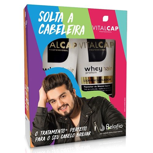 Vitalcap Solta a Cabeleira Kit Whey Proteín Hair Shampoo 240ml +condicionador 240ml é bom? Vale a pena?