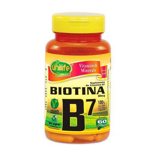 Vitamina B7 Biotina 60 Capsulas é bom? Vale a pena?