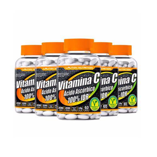 Vitamina C (Ácido Ascórbico) - 5 Un de 60 Tabletes - Lauton é bom? Vale a pena?