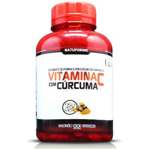Vitamina C com Cúrcuma 1000mg com 100 Comprimidos Natuforme é bom? Vale a pena?