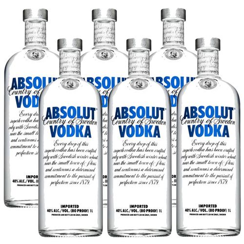 Vodka Absolut Natural 1 Lt 06 Unidades é bom? Vale a pena?