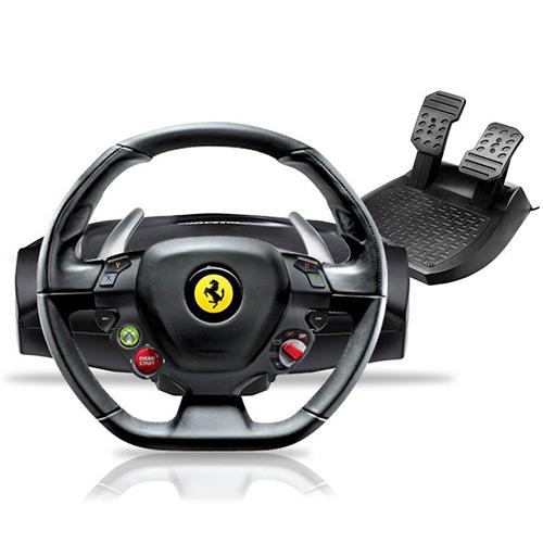 Volante Ferrari 458 Italia Wheel p/ Xbox360 / PC Preto - Thrustmaster é bom? Vale a pena?