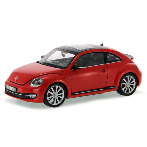 Volkswagen The Beetle 1:24 Welly Vermelho é bom? Vale a pena?