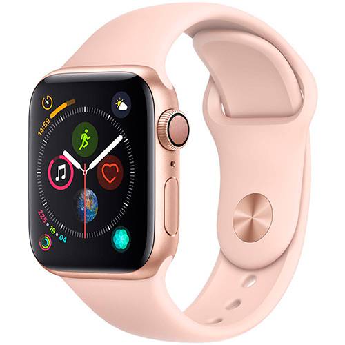 Watch Series 4 GPS 40mm Dourado Case With Pink Sand Sport Band - Apple é bom? Vale a pena?
