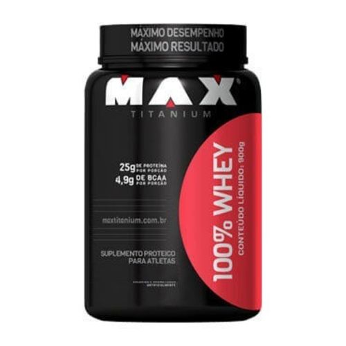 Whey 100% Protein - 900g - Max Titanium Proteína Promoção é bom? Vale a pena?