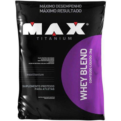 Whey Blend (2kg) - Max Titanium é bom? Vale a pena?