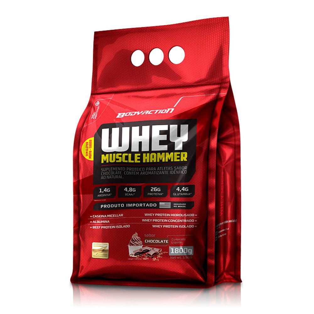Whey Muscle Hammer 1,8 Kg - Body Action é bom? Vale a pena?