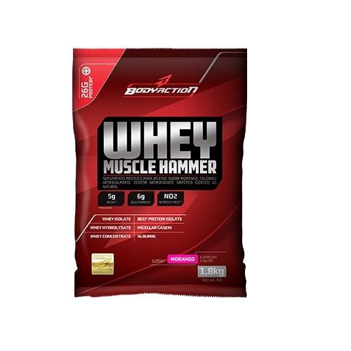 Whey Muscle Hammer 1800g - Chocolate - Body Action é bom? Vale a pena?