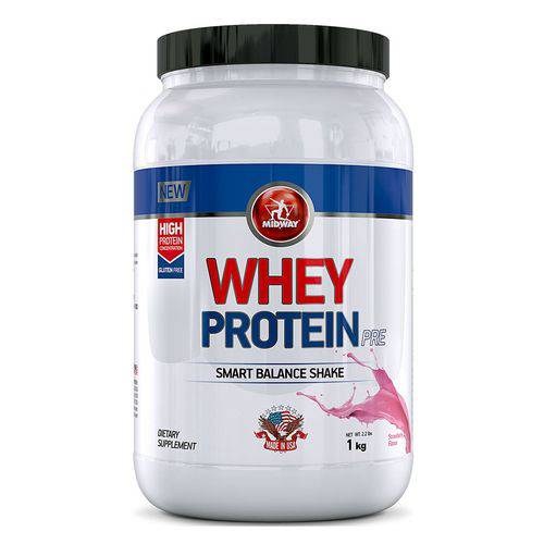 Whey Protein 1kg Usa - Morango - Midway é bom? Vale a pena?