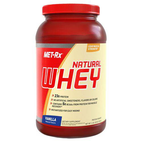 Whey Protein Concentrado 100% Natural Whey 23g- Met-rx - 2lbs 907grs é bom? Vale a pena?