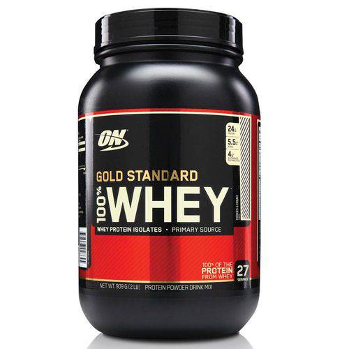 Whey Protein Gold 100% 909g - Cookies e Cream - Optimum Nutrition é bom? Vale a pena?