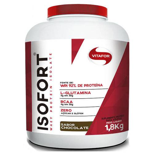 Whey Protein Isofort 1800g (Sabor Chocolate) - Vitafor é bom? Vale a pena?