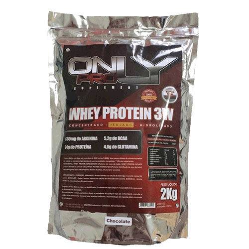 Whey Protein 3w 2kg Only Pro - Isolado - Hidrolisado é bom? Vale a pena?
