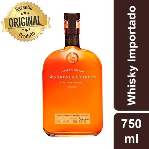 Whisky Importado Woodford Reserve Bourbon - 750ml é bom? Vale a pena?