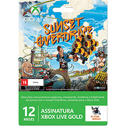 Xbox Live Card 12 Meses + 1 Item Bônus - Edição Sunset Overdrive é bom? Vale a pena?