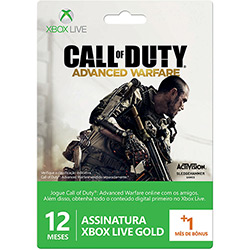 Xbox Live Card 12 Meses + 1 Mês - Edição Call Of Duty: Advance Warfare é bom? Vale a pena?