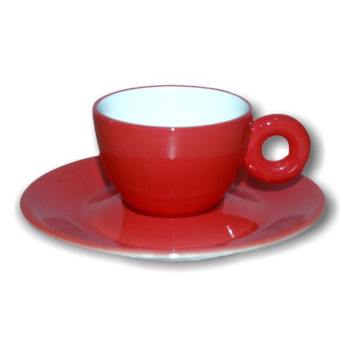 Xícara para Café com Píres em Porcelana Vermelha 110ml Rainbow Kenya é bom? Vale a pena?