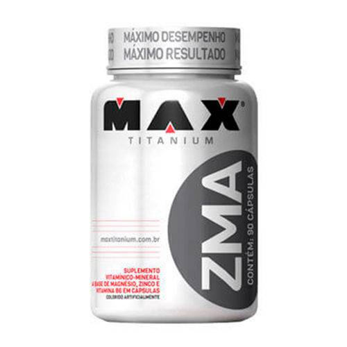 Zma (magnésio, Zinco e Vitamina B6) – 90 Cápsulas – Max Titanium é bom? Vale a pena?