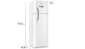 Geladeira/Refrigerador Frost Free 310 Litros Branco Electrolux Vale a Pena?