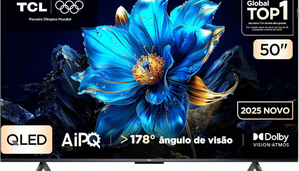 TCL QLED SMART TV 50” 50P7K 4K UHD GOOGLE TV