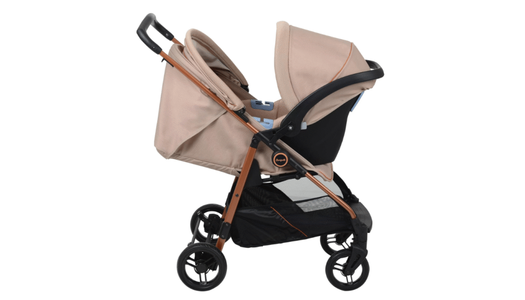 Carrinho de Bebê Lui-Mon Amour até 15 Kg Bege Burigotto