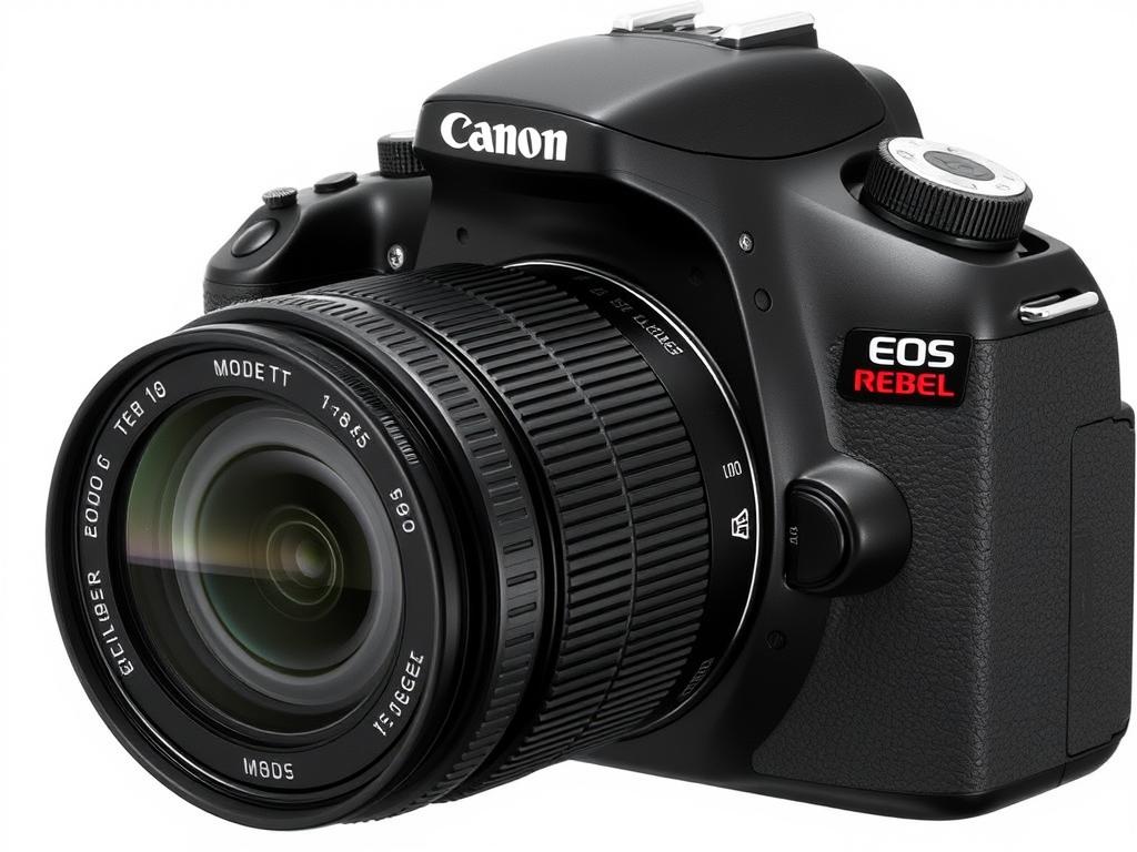 Câmera fotográfica profissional Canon EOS Rebel T7 com lente kit 18-55mm Câmera fotográfica profissional Canon EOS Rebel T7 com lente kit 18-55mm