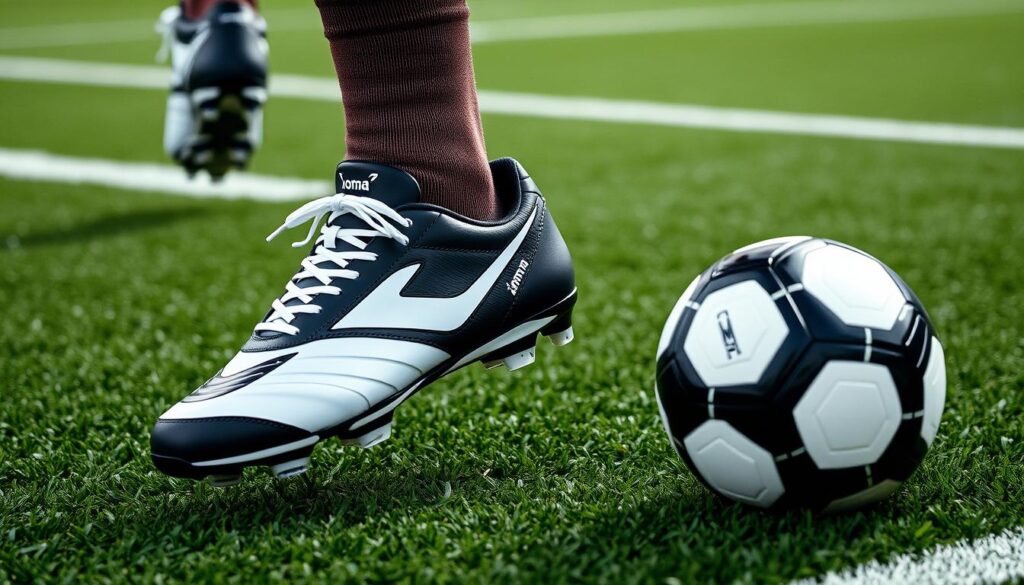 Chuteira Society Joma Maxima em uso