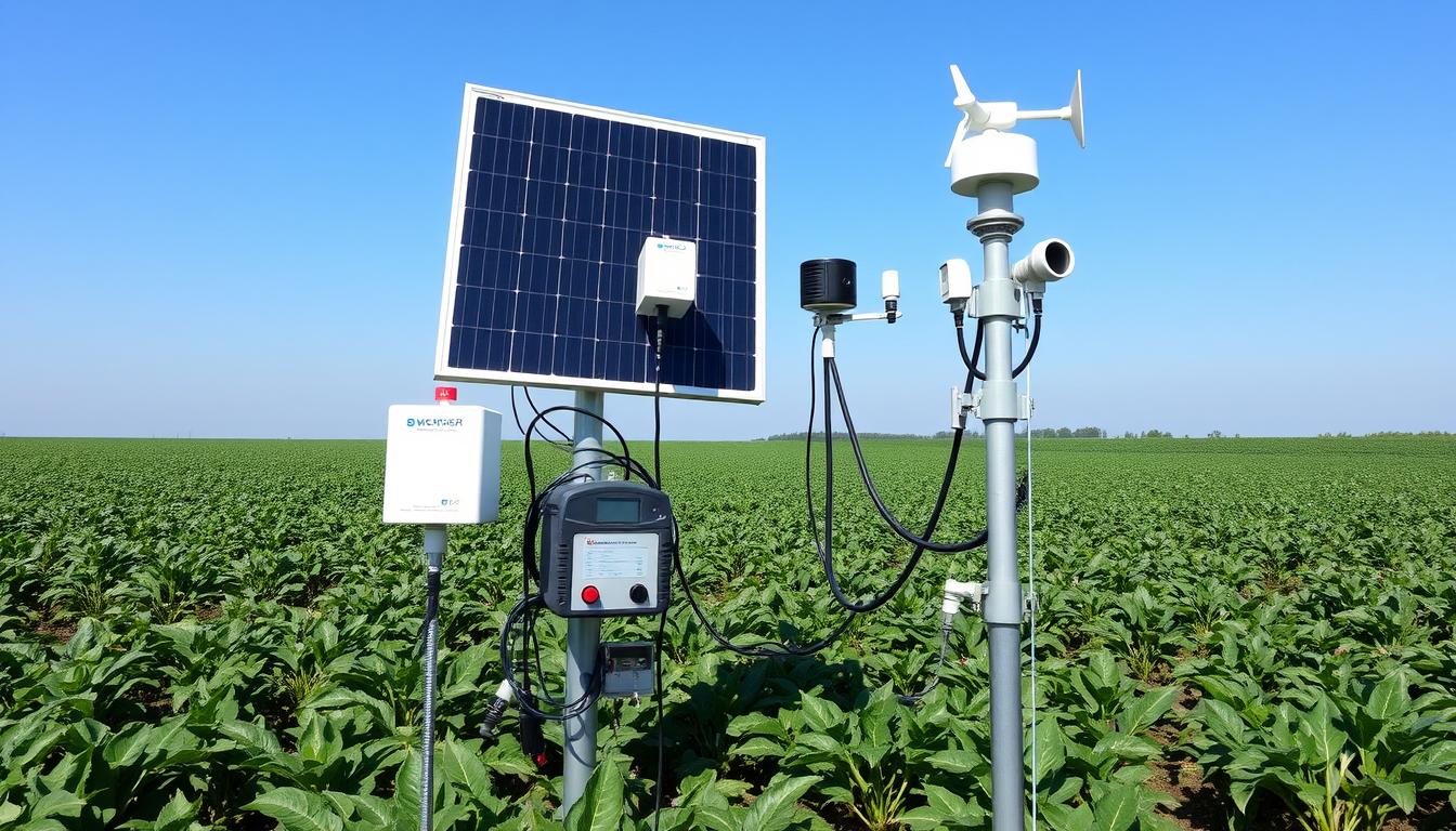 Estação Meteorológica Completa com Sensores de Umidade do Solo e Datalogger