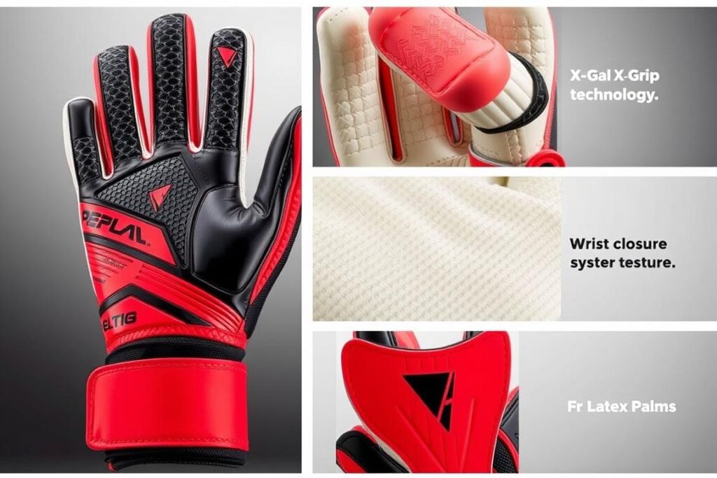 Luvas de goleiro Penalty Delta 1 com tecnologia X-Grip