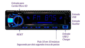 Som Automotivo Roadstar Bluetooth Micro é Bom Vale a Pena?