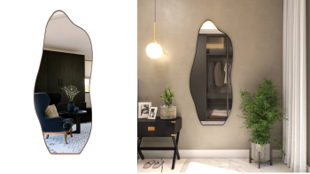 Espelho Orgânico Grande: Elegância e Estilo para Sua Decoração